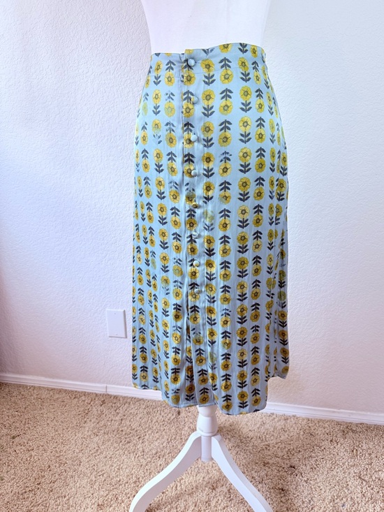 Free People Dresses & Skirts - Free People Annalise Midi Skirt in Robbins Egg Combo sz 10